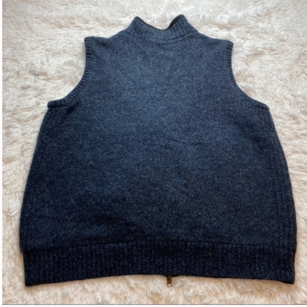 Pendleton Blue Front Zip Reversible Vest, Size La… - image 2